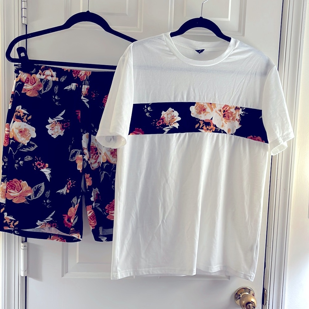 Shien Men’s Set: Shirt & Shorts